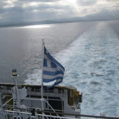 viaggi e vista del mare dalla nave